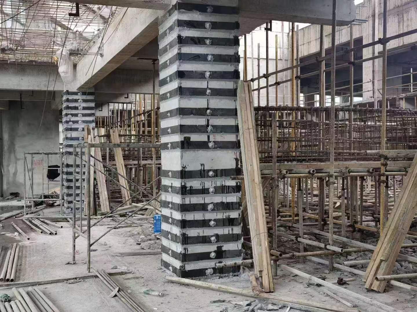 天津柱子包钢加固施工方案